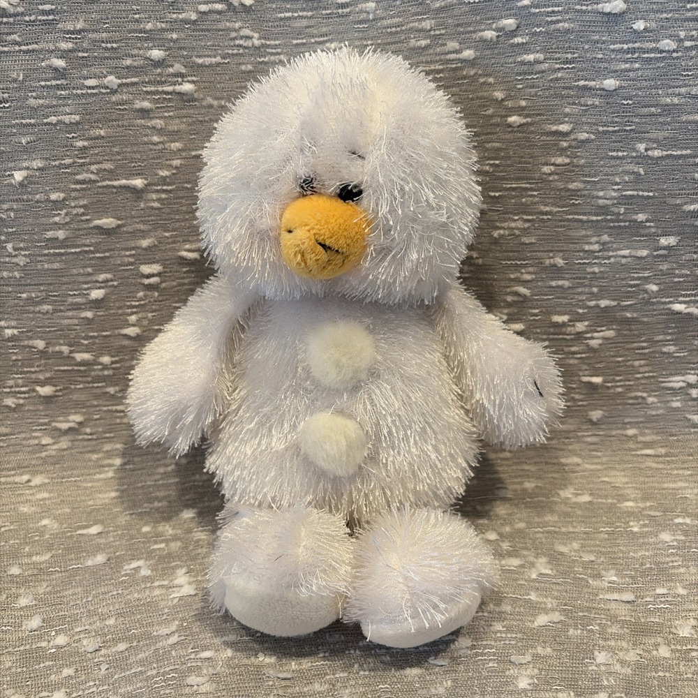 Ganz Webkinz All white Snowman HM370 Plush Stuffed Animal‎ Toy 11 Inches